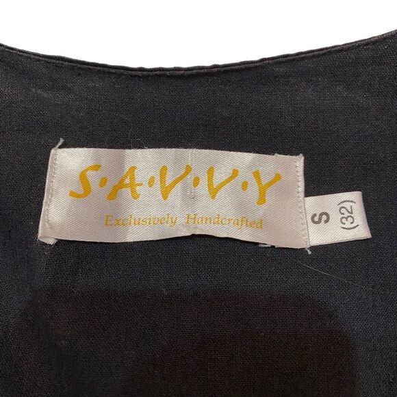 Vintage SAVVY Handcrafted Heavily Sequined Beaded Praying Angels Doves Vest Sz S - Picture 11 of 14